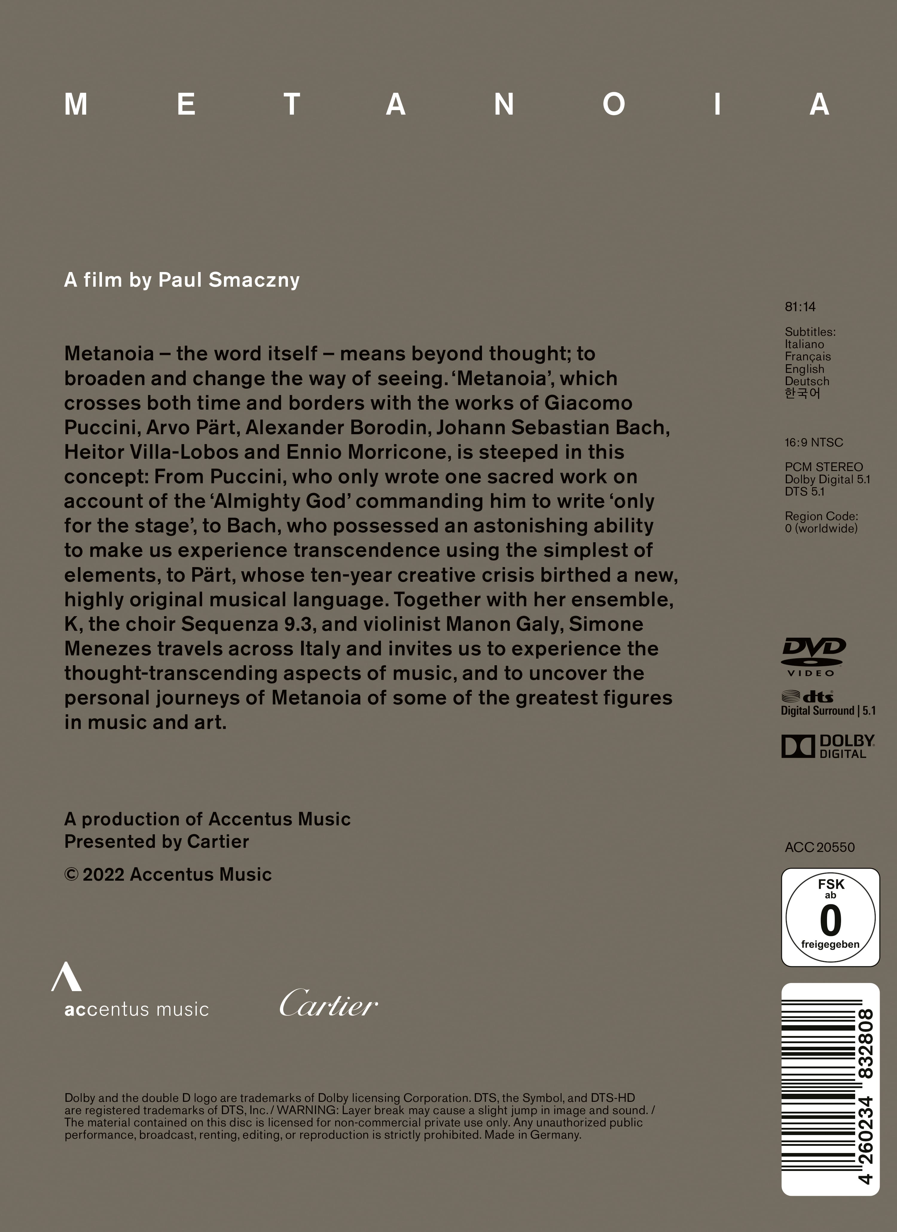 M E T A N O I A
Simone Menezes & K - Back Cover