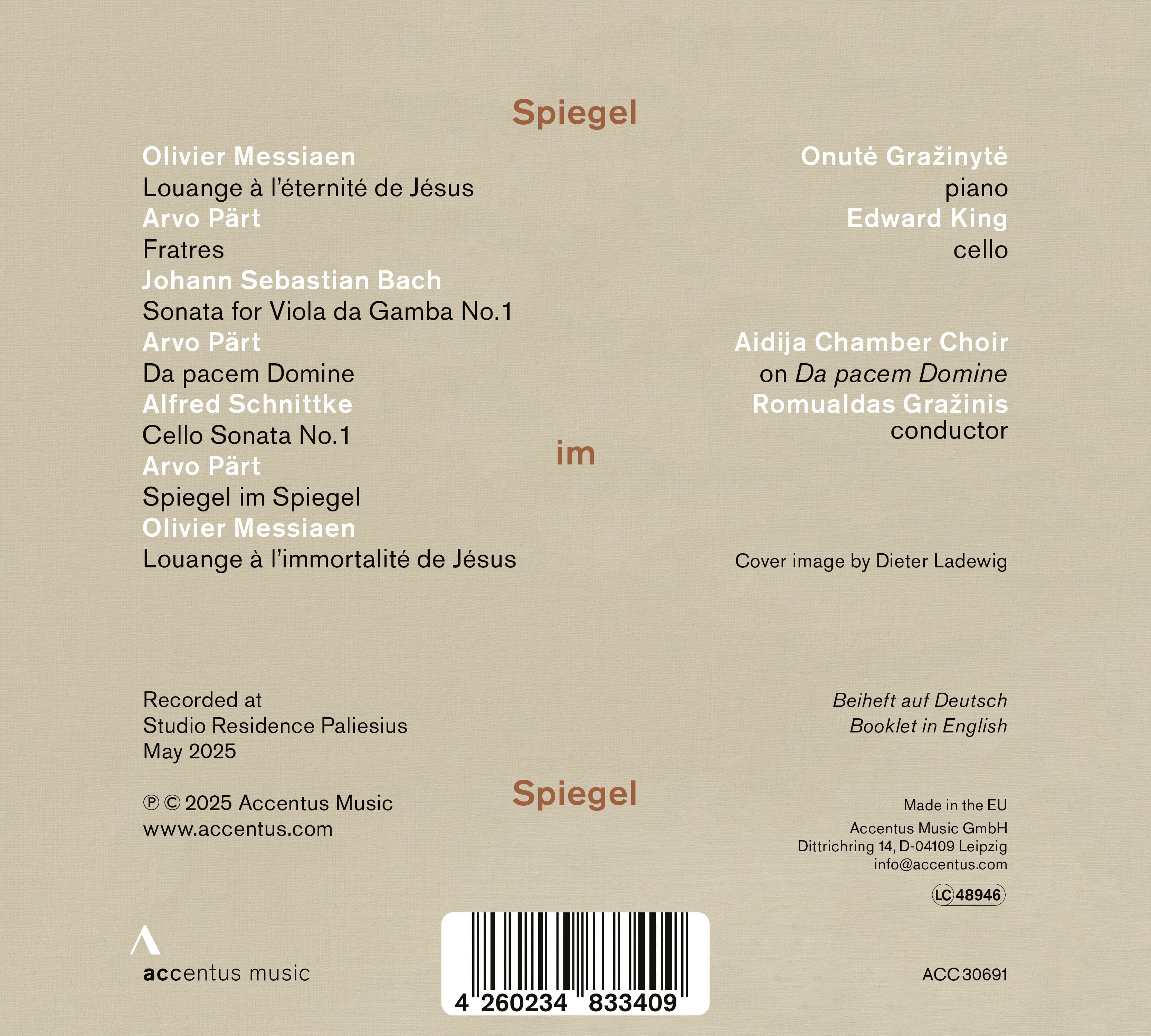 Spiegel im Spiegel  - Back Cover