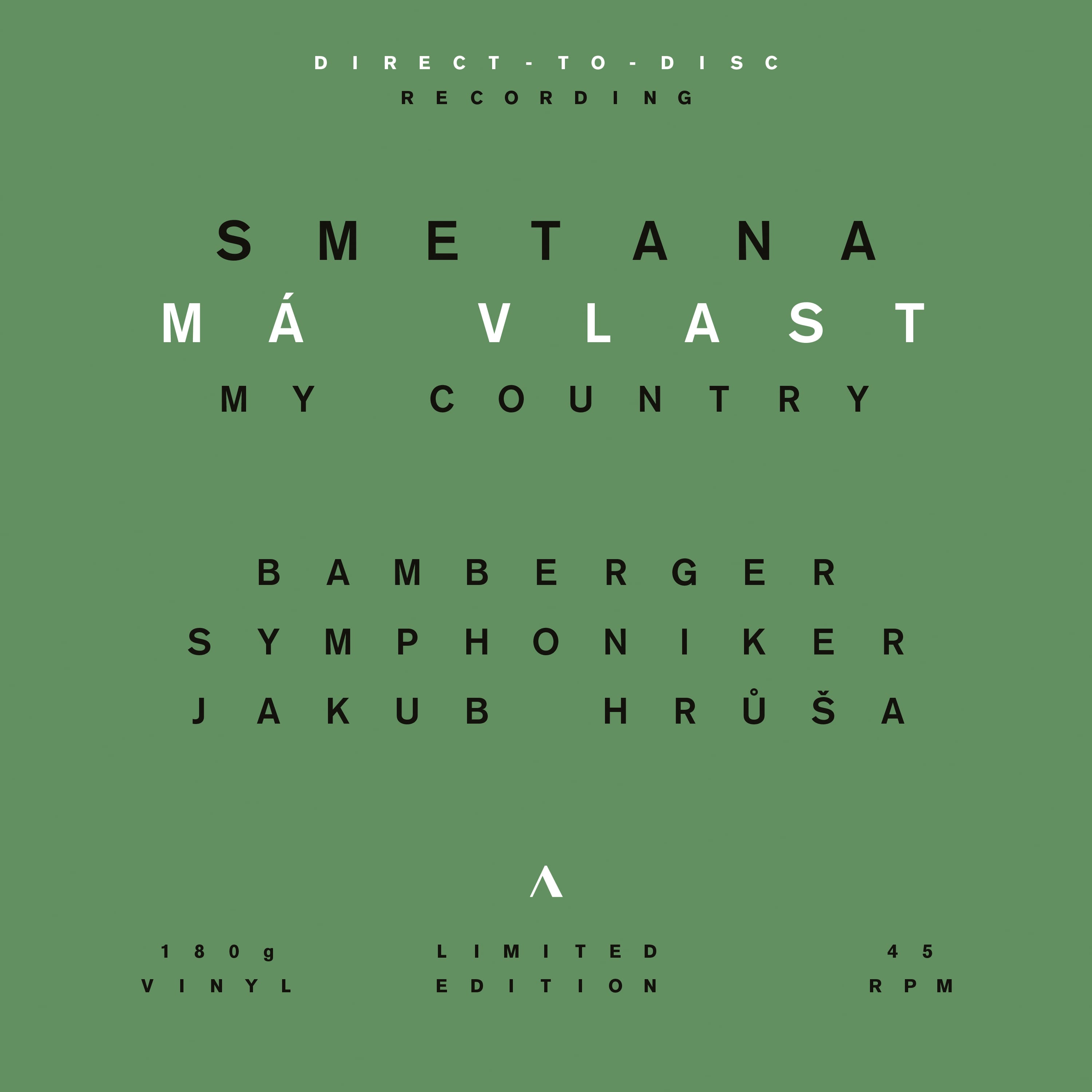 Bedřich Smetana: Má vlast 
Direct-to-disc recording - Front Cover