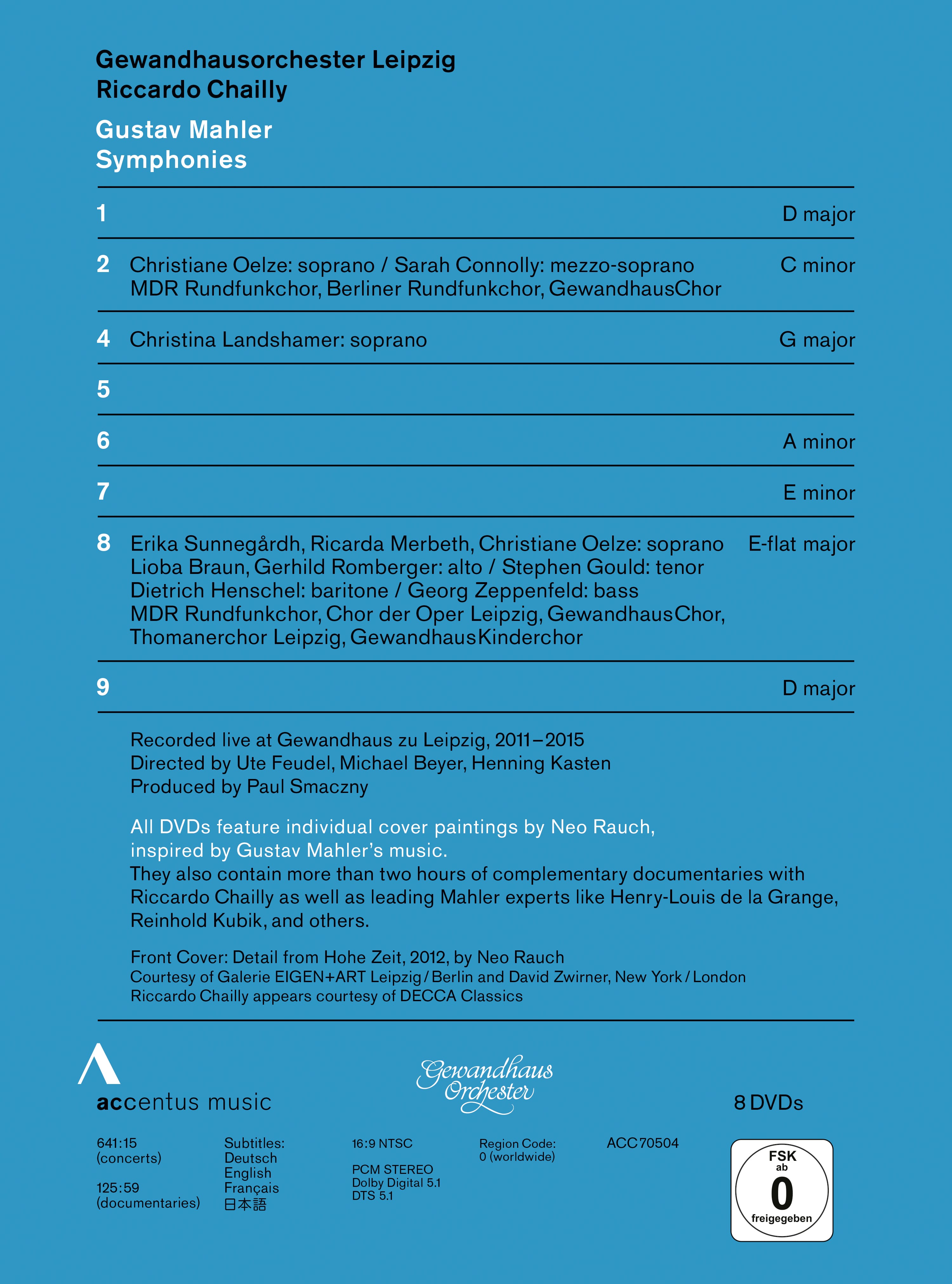The Leipzig Mahler Cycle - Back Cover